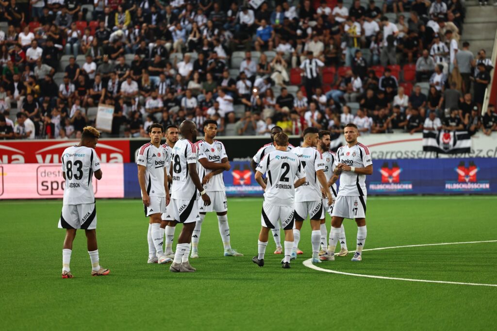 Beşiktaş Lugano deplasmanında avantajı kaptı, Gedson Fernandes yıldızlaştı