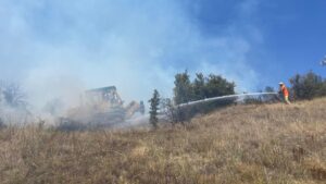 Bolu Gerede’de bir yangın daha