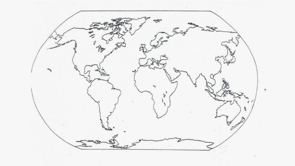 Dikkat çekici benzerlik! Haritadaki görünüm neyi anımsatıyor?