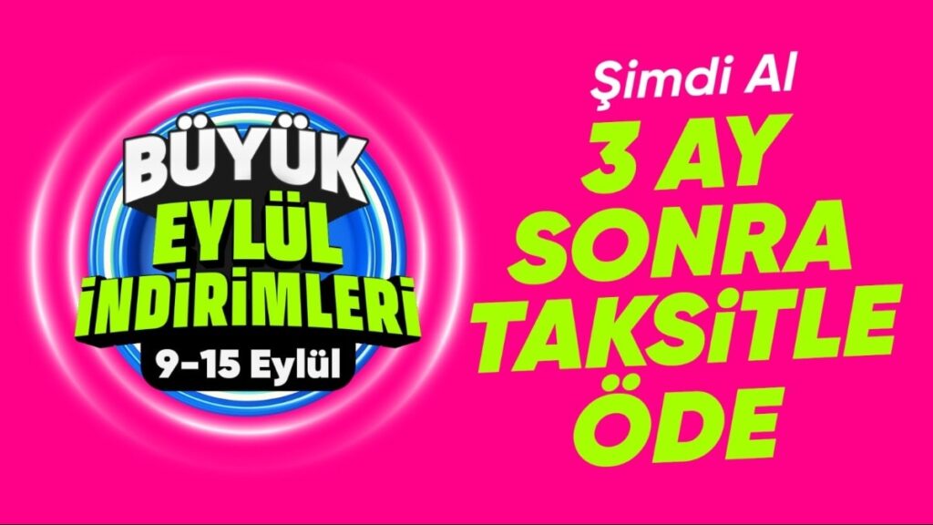 Hepsiburada’da Büyük Eylül İndirimleri başladı: Tüm ihtiyaçlar tek yerde