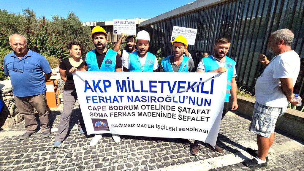 Madenciler AKP’li vekilin kapısına dayandı