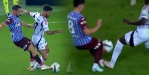 Trabzonspor-Beşiktaş maçında kırmızı kart! VAR izledi Visca atıldı…