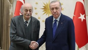 Cumhurbaşkanı Erdoğan, Lübnanlı Dürzi lideriyle görüştğ