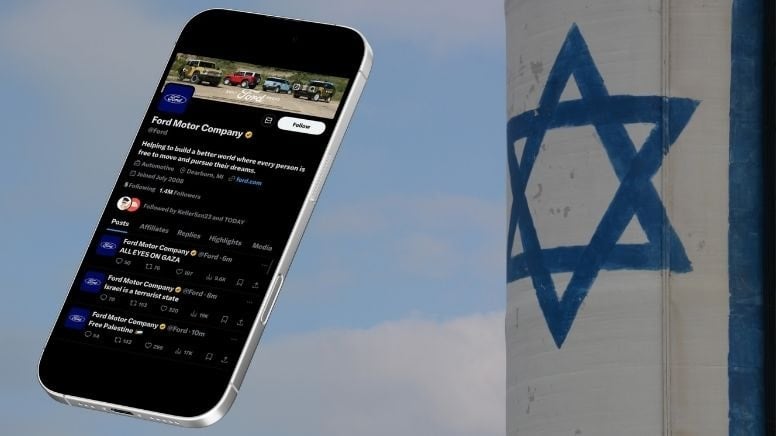 İsrail karşıtı paylaşımlar gündem oldu! Ford’un sosyal medya hesabı mı hacklendi?