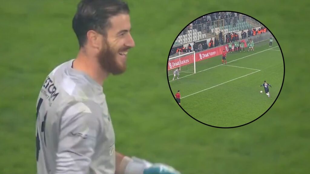 Türkiye Kupası’nda kaleciyi güldüren penaltı