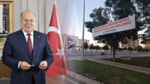 Erdoğan’ın Saray’a çağırdığı CHP’li başkan ilçenin her yanını ‘Cumhurbaşkanımız Hoş Geldiniz’ pankartlarıyla donattı