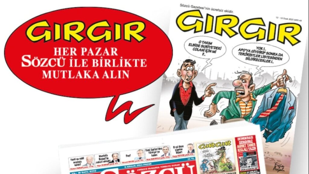 GIRGIR’ın yeni sayısı her pazar SÖZCÜ’yle birlikte