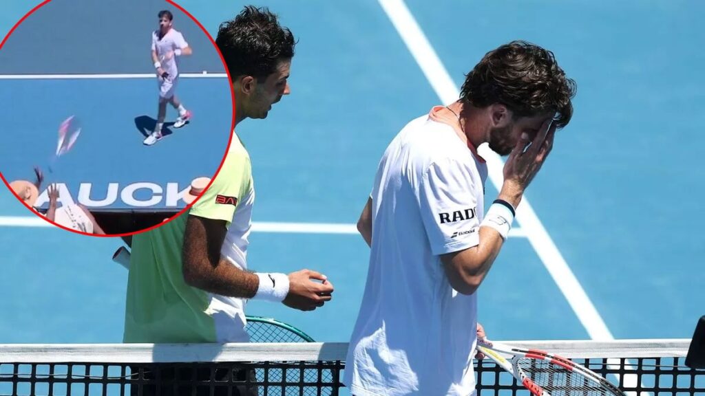 İngiliz tenisçi kendinden geçti! Yalnızca maçı kaybetmekle kalmadı…