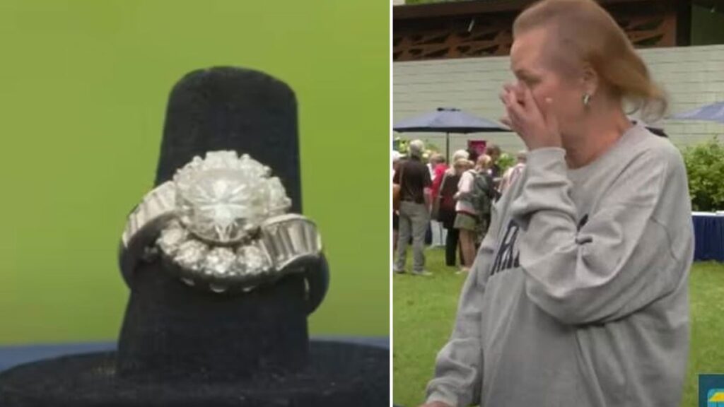 Yüzüğünün değerini öğrenince hüngür hüngür ağlamaya başladı