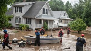 ABD’yi sel götürüyor: Ölümcül fırtınalar sebebiyle acil durum ilan edildi