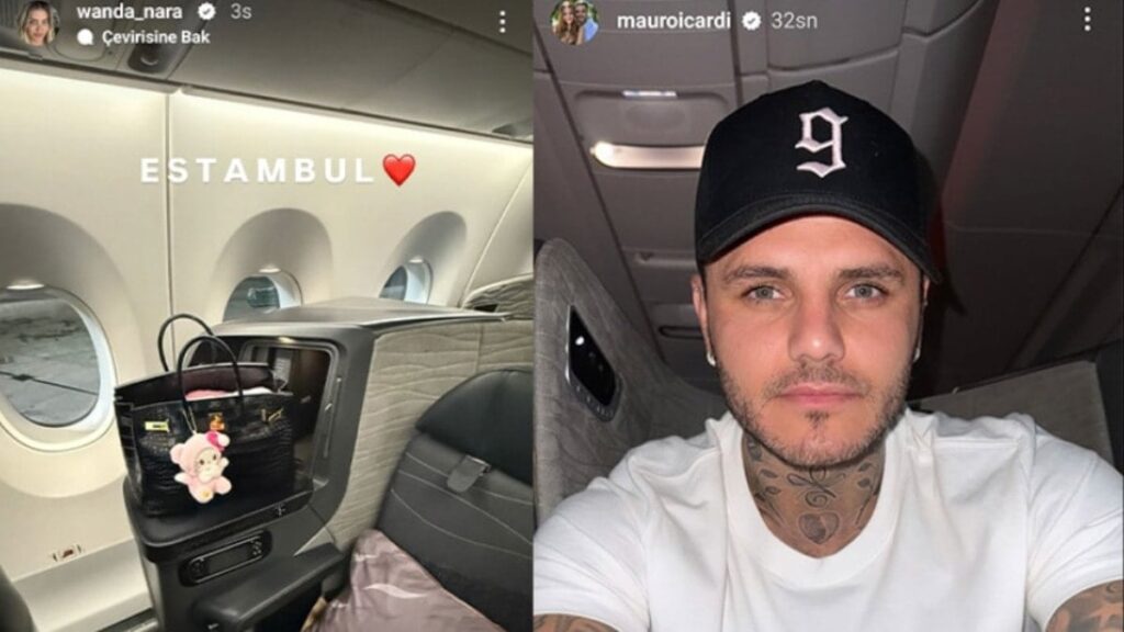 Icardi ve Wanda Nara İstanbul’da!