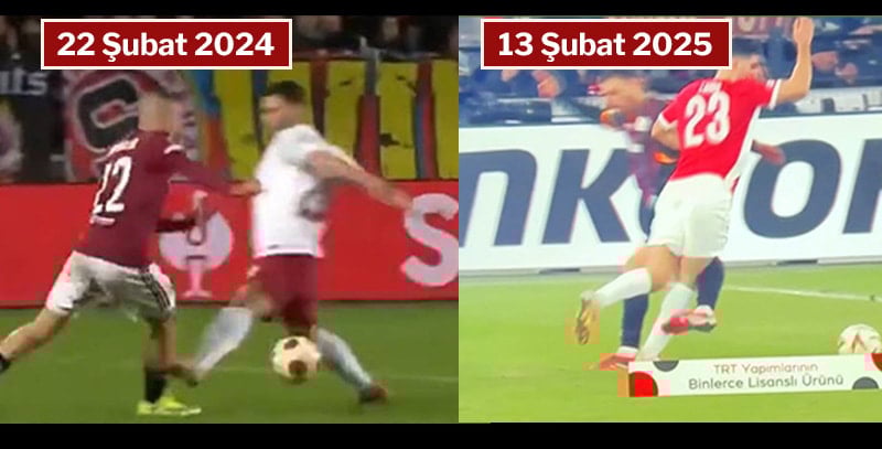 Kaan Ayhan’dan 1 yıl arayla aynı kırmızı kart!