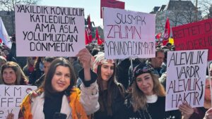 Aleviler, Köln’den seslendi: Suriye’de katliamı durdurun