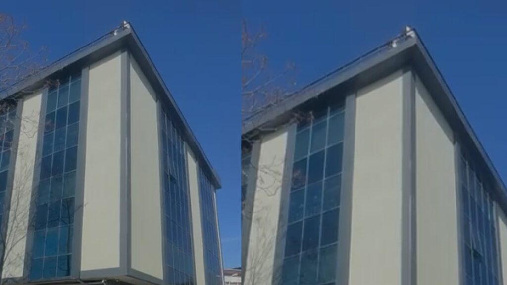 İşçiler hakkını almak için çatıya çıktı!