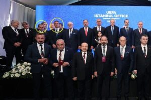 Tarihi açılışta Ali Koç ve Dursun Özbek yan yana