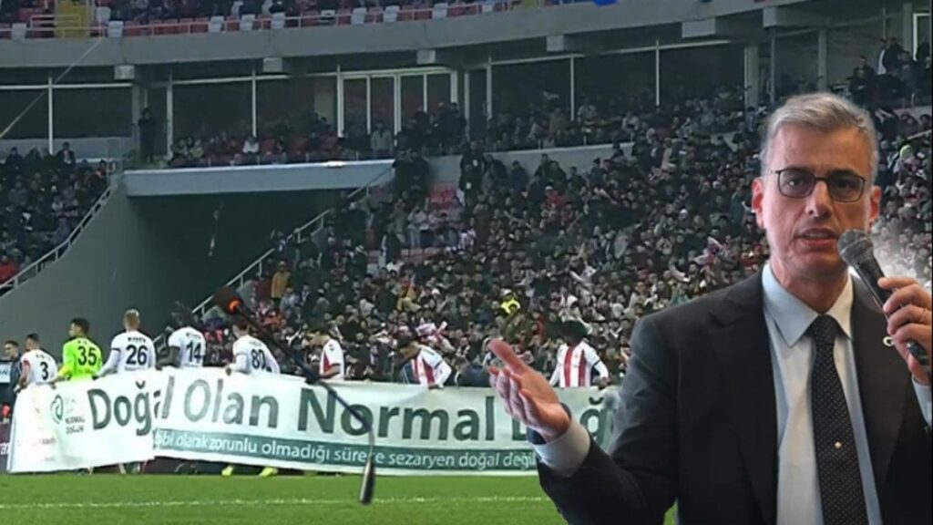 Tepki çeken doğum pankartına Sağlık Bakanı’ndan pişkin savunma