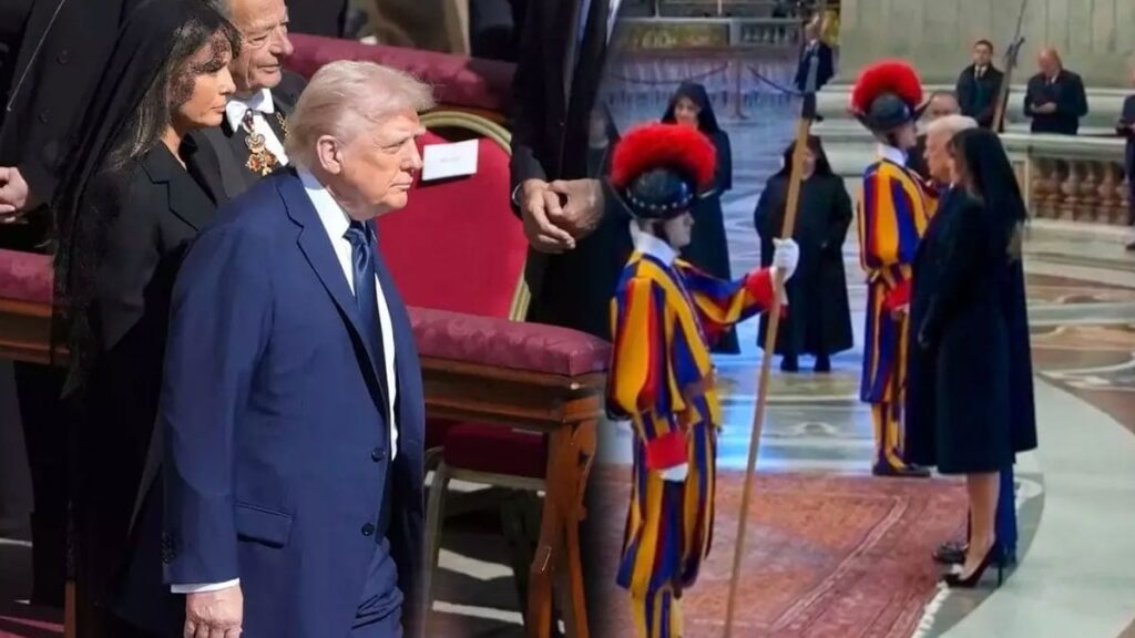 Trump’ın iki hareketi Papa’nın cenazesine damga vurdu