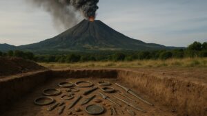 Yanardağın eteklerinde gizlenen sır