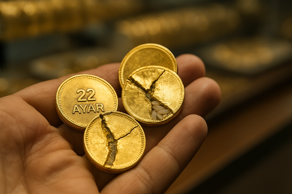 Altın aldığını sananlar dikkat: Elinizdeki aslında pirinç olabilir