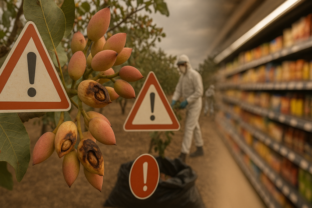 Antep fıstığında salgın alarmı: Bu ürünler acilen toplatılıyor