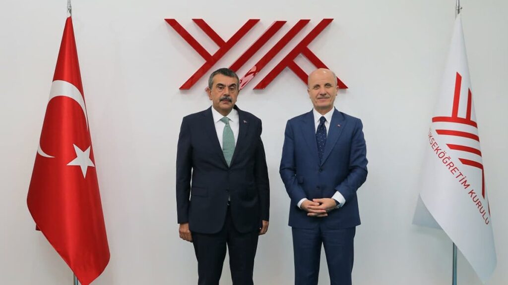 Milli Eğitim Bakanı Tekin’den YÖK Başkanı Özvar’a ziyaret