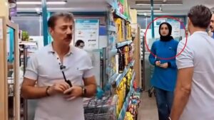 Zincir markette şaşırtan an: AKP’li belediye başkanı cevap karşısında dondu kaldı