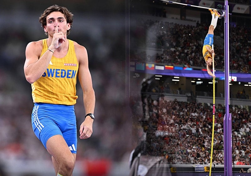 Duplantis 14. dünya rekorunu kırdı! 6.30’a uçtu…