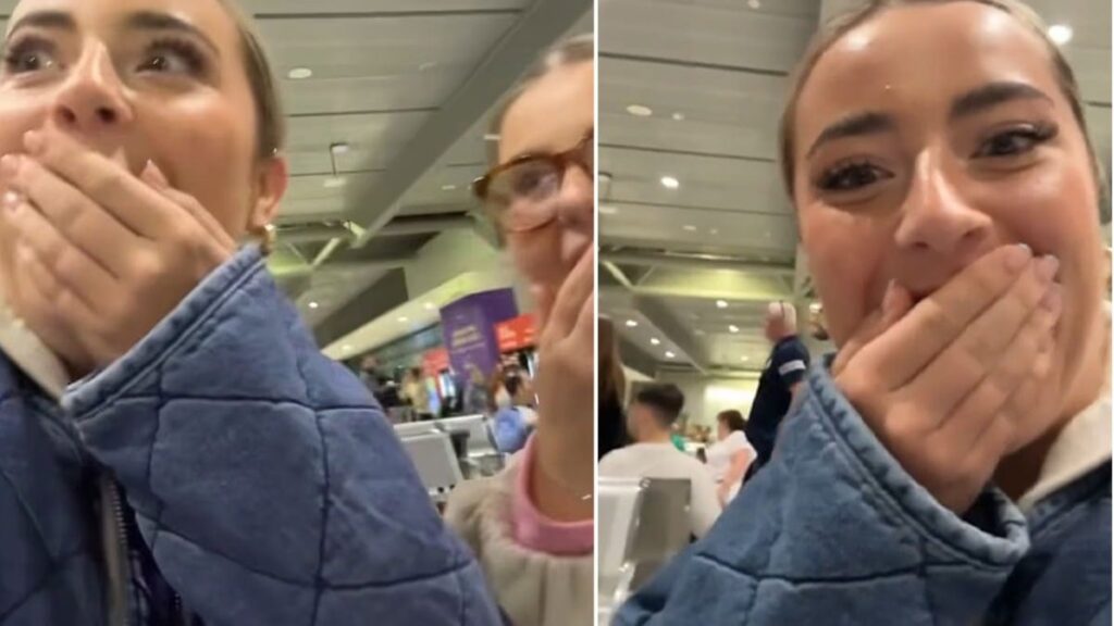 Havaalanında anons sistemini ele geçirip ortalığı birbirine kattı