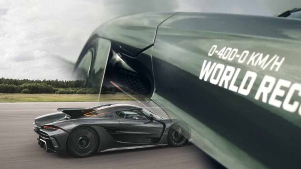 Rekorları altüst eden otomobil: 0-400-0 km/s hıza saniyeler içinde ulaşıyor ve fren yapıyor