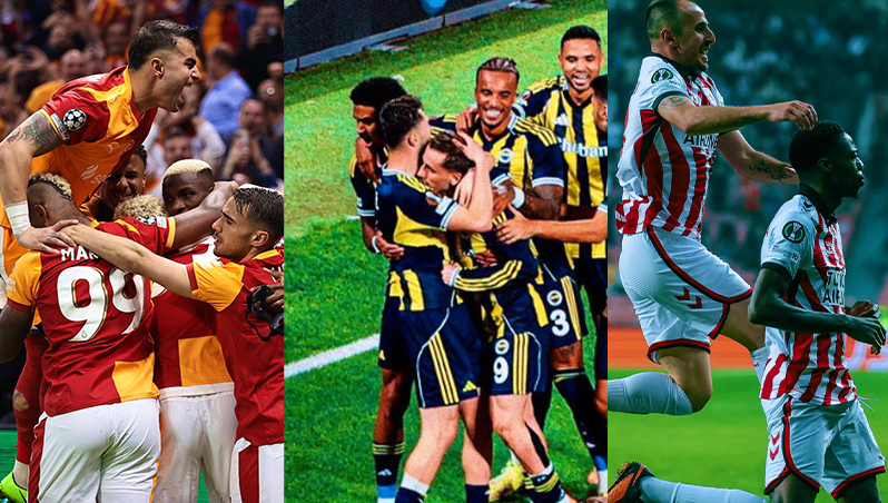 Avrupa’da yine 3’te 3 yaptık! Ülke puanında farkı açtık