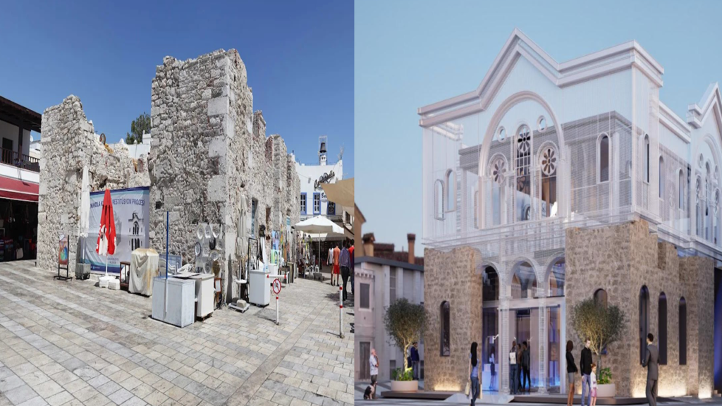 Bodrum’un utanç abidesi aya nikola kilisesi restore ediliyor