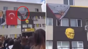 Erdoğan posterini indiren liseli okuldan uzaklaştırıldı
