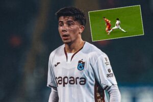 7 dakikada kırmızı kart gördü! Trabzonspor’da tarihe geçti