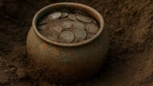 Bakır kazan içinde saklı hazine bulundu: 400 yıldır hiç el değmemiş