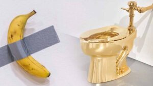 Bantlı muzdan sonra şimdi de klozet… Sanat eseri olarak satılan altın klozet rekor fiyata satıldı