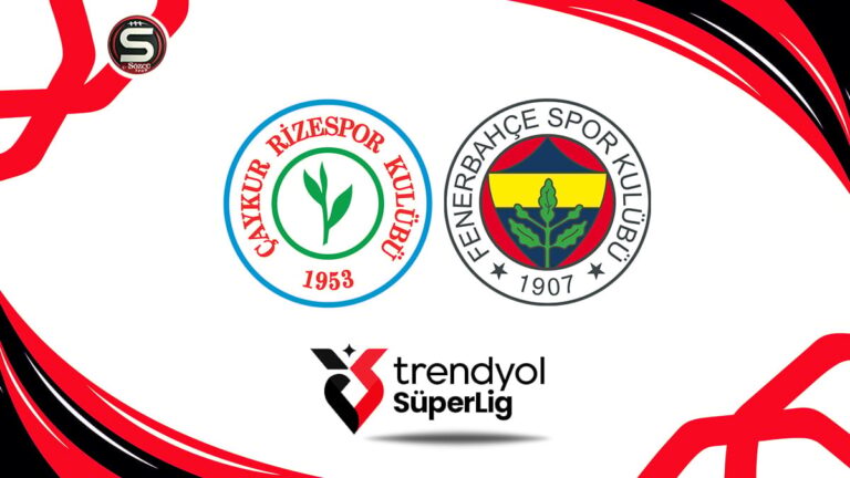 Canlı | Çaykur Rizespor-Fenerbahçe maçı canlı anlatım