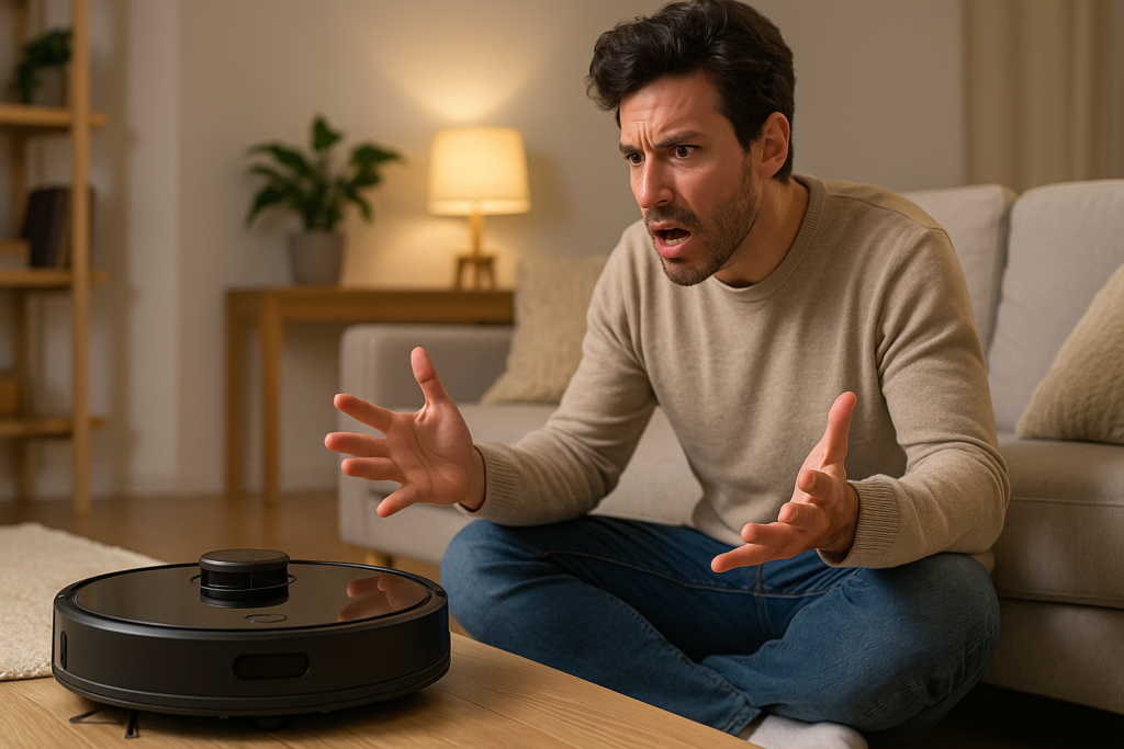 Evdeki robot süpürge sahibine karşı geldi! Fark edilince üretici firma süpürgeyi uzaktan kapattı