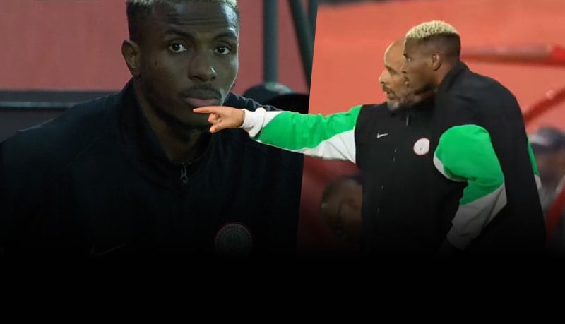Osimhen’e gösterdi! Nijerya’ya büyü mü yapıldı?