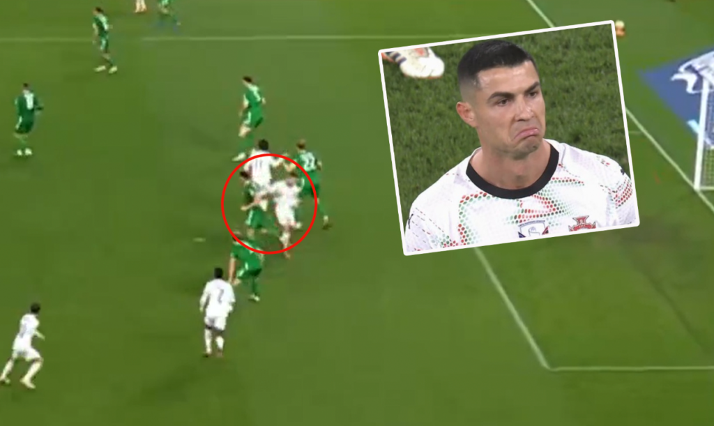 Ronaldo’ya tarihi kırmızı kart! Şaşkına döndü