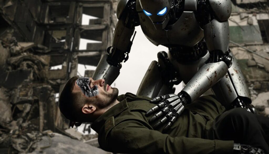 Rus işgali altındaki bölgede 33 gün mahsur kalan askeri robot kurtardı!