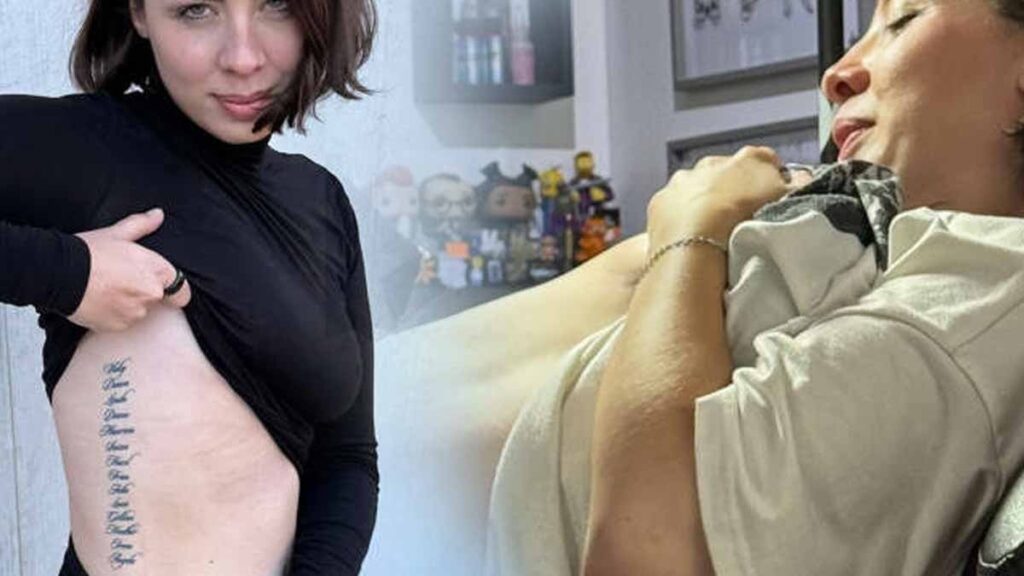 Tüm eski erkek arkadaşlarının annelerinin ismini dövme yaptırdı: 2 nedeni olduğunu söyledi