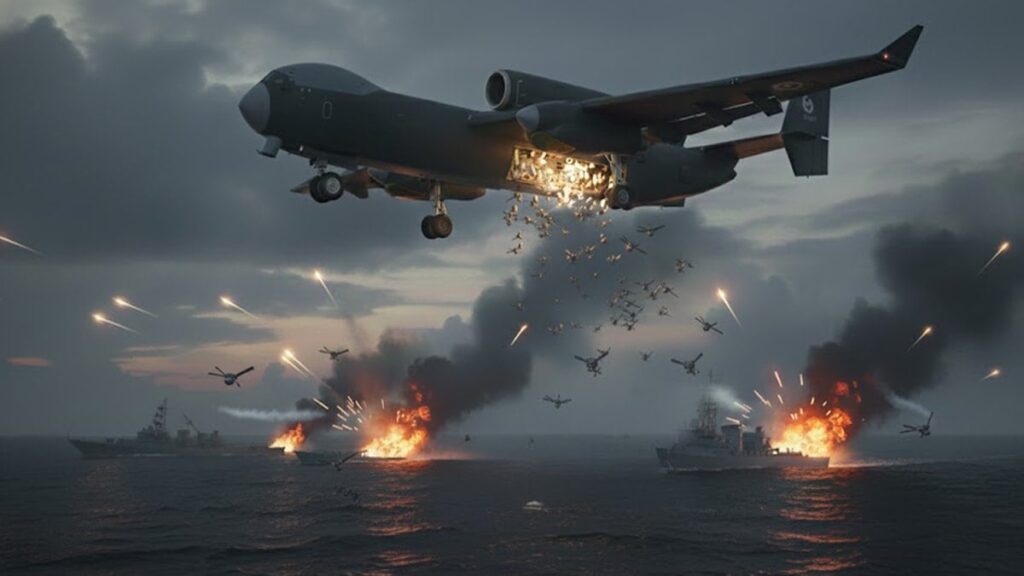 Çin savaş kurallarını yıktı! Radarların görmediği Jiutian, 200 dron ile hedef alacak!