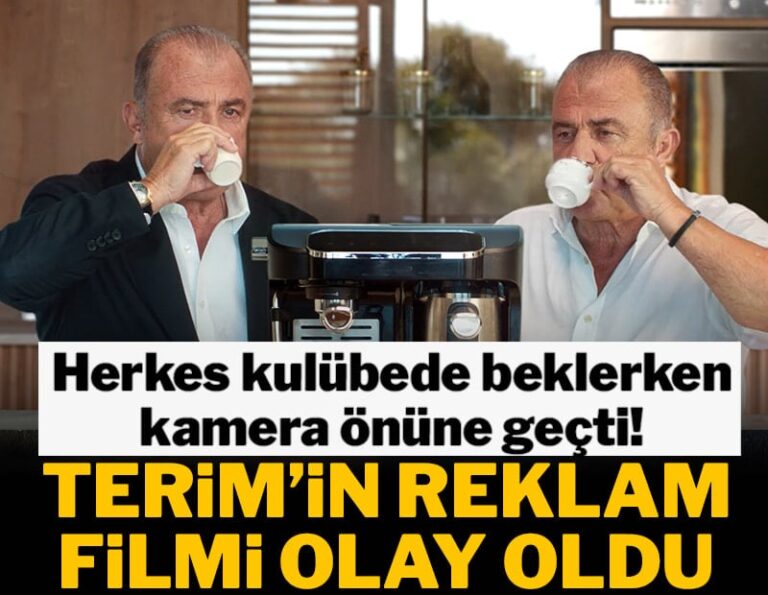 Fatih Terim’in reklam filmi olay oldu!