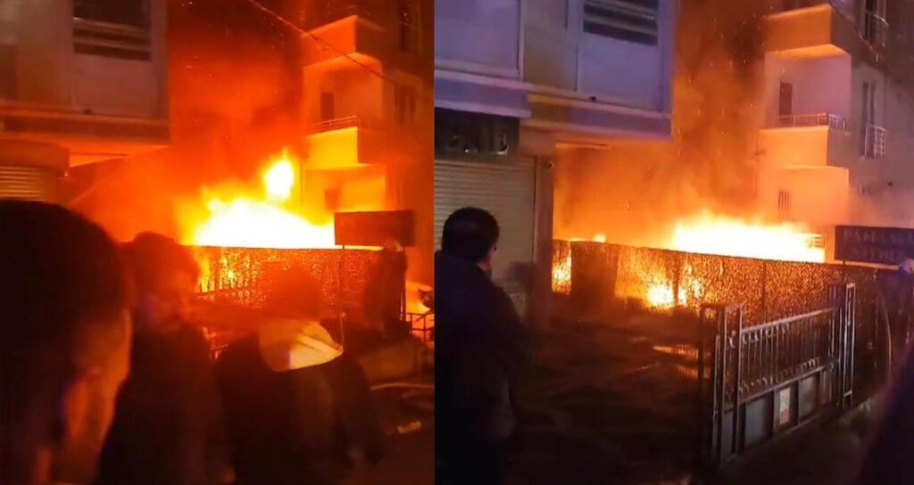 Ümraniye’de korku dolu anlar: Alevler binayı aniden sarstı